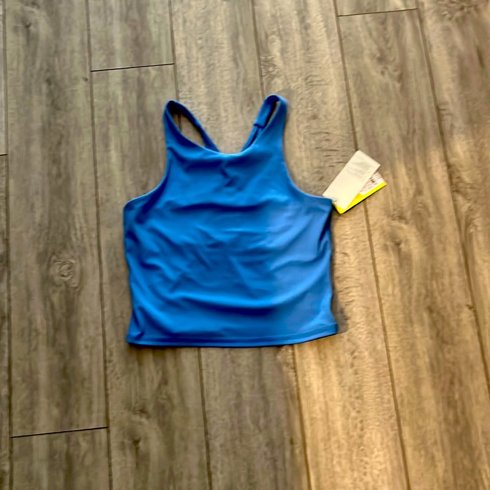 All in motion blue workout tank top size large (10-12)